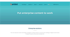 Desktop Screenshot of antidot.net